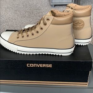 Tan Converse Boots | Unisex